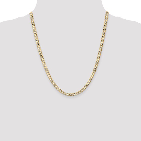 Leslie's 14k 4.5mm Open Concave Curb Chain