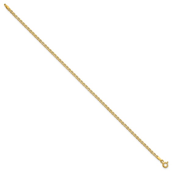 Leslie's 14K Semi-Solid Anchor Chain
