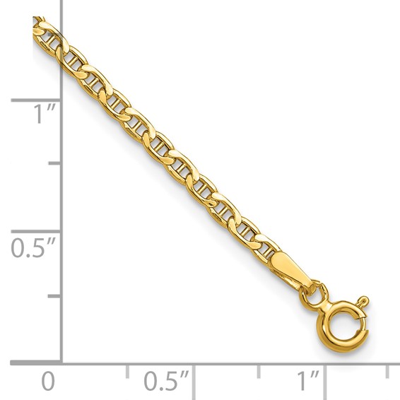 Leslie's 14K Semi-Solid Anchor Chain