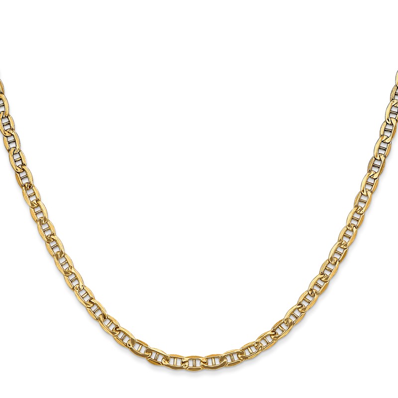 14k 3.2mm Semi-Solid Anchor Chain