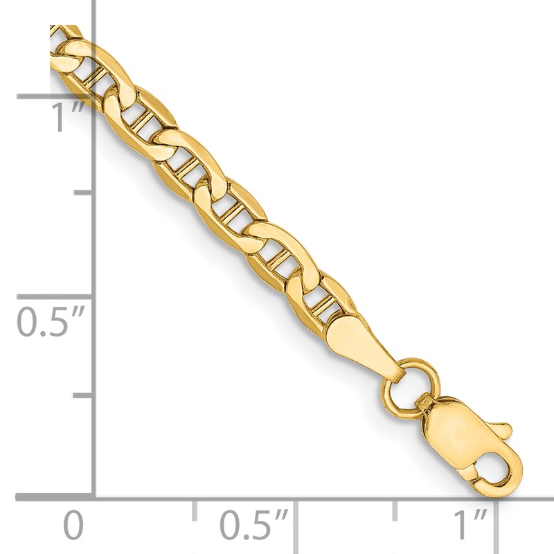 14k 3.2mm Semi-Solid Anchor Chain