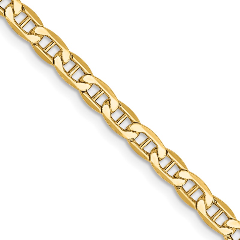 14k 3.2mm Semi-Solid Anchor Chain
