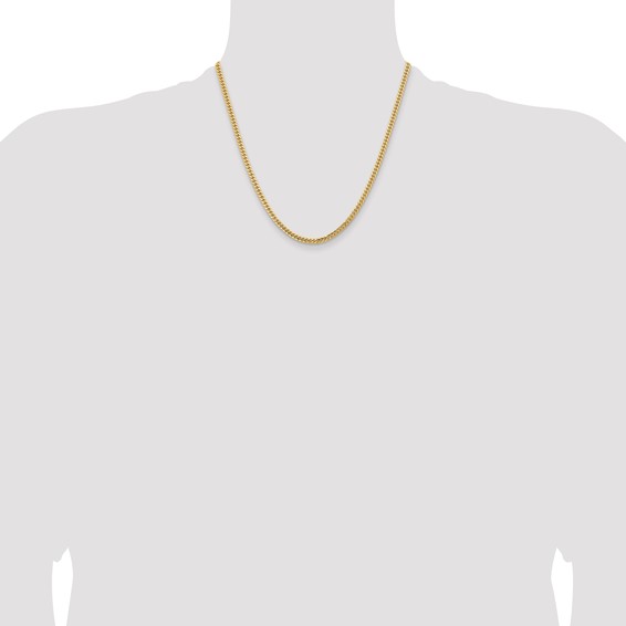 Leslie's 14k 3.5mm Solid Miami Cuban Chain