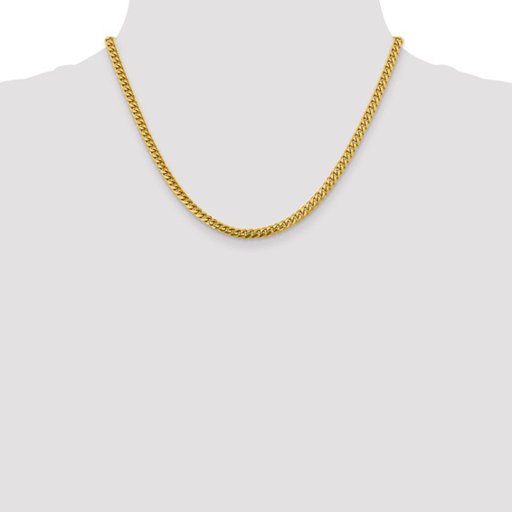 Leslie's 14k 4.25mm Solid Miami Cuban Chain