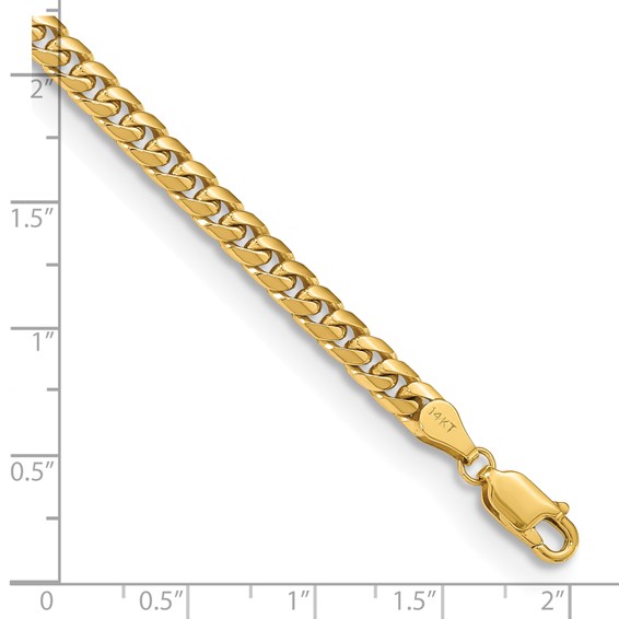 Leslie's 14k 4.3mm Solid Miami Cuban Chain
