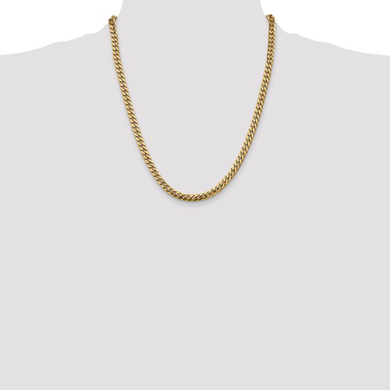 Leslie's 14k 5mm Solid Miami Cuban Chain