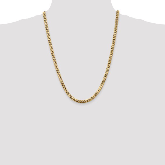 Leslie's 14k 5mm Solid Miami Cuban Chain