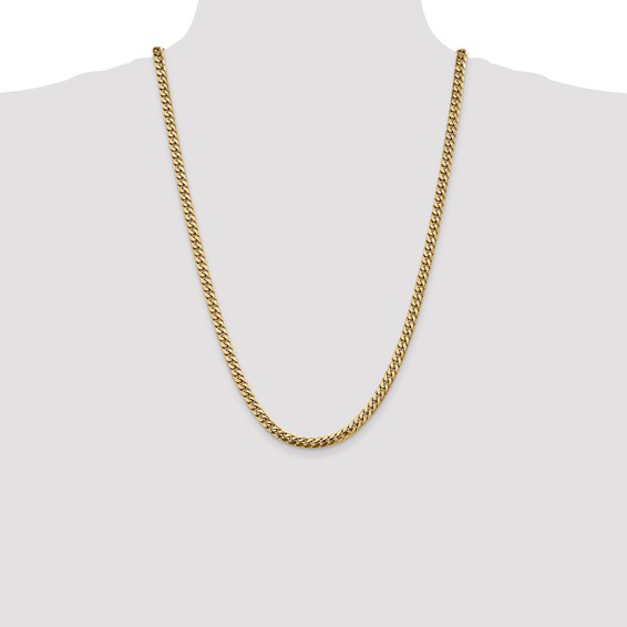 Leslie's 14k 5mm Solid Miami Cuban Chain
