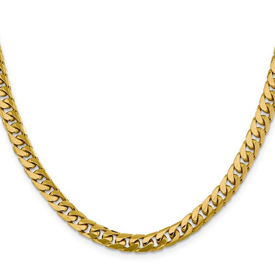 Leslie's 14k 6.25mm Solid Miami Cuban Chain
