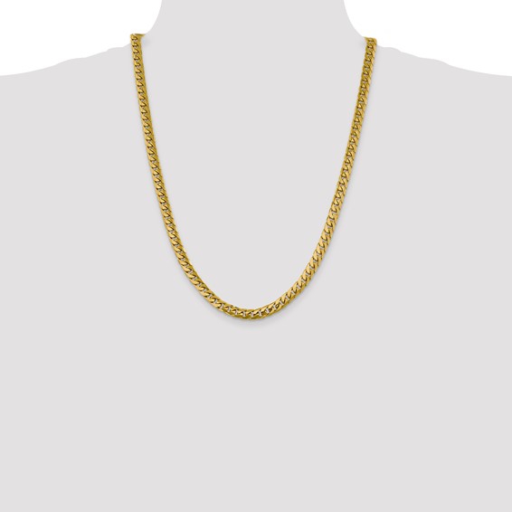 Leslie's 14k 6.25mm Solid Miami Cuban Chain