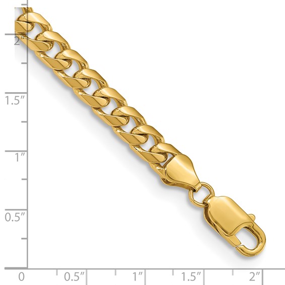 Leslie's 14k 6.25mm Solid Miami Cuban Chain