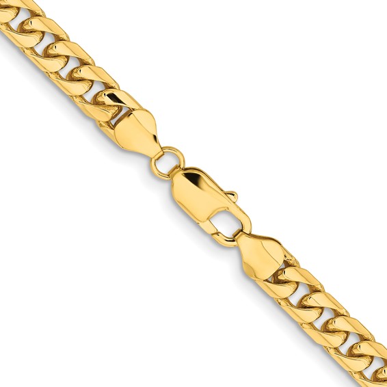 Leslie's 14k 6.75mm Solid Miami Cuban Chain