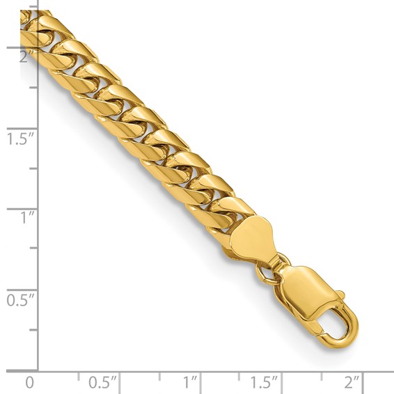 Leslie's 14k 6.75mm Solid Miami Cuban Chain