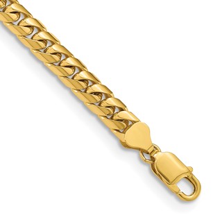 Leslie's 14k 6.75mm Solid Miami Cuban Chain