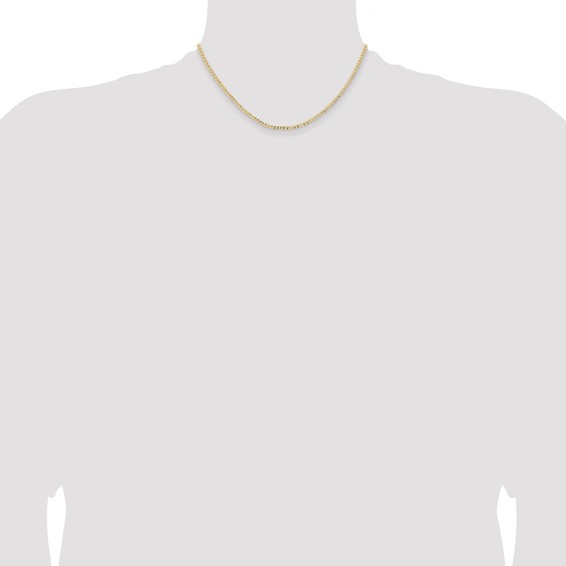 Leslie's 14k 2.85mm Semi-Solid Curb Chain