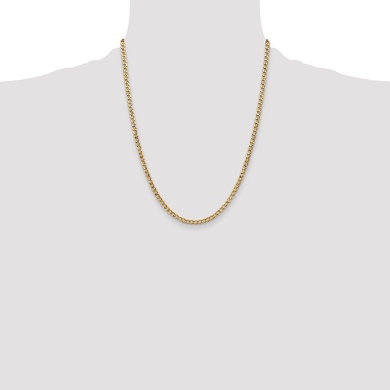 Leslie's 14k 3.35mm Semi-Solid Curb Chain