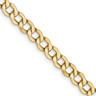 Leslie's 14k 4.3mm Semi-Solid Curb Chain