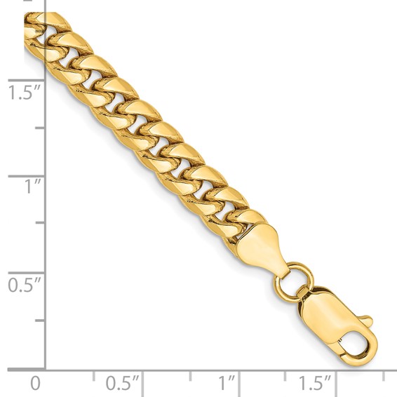 Leslie's 14k 6mm Semi-Solid Miami Cuban Chain