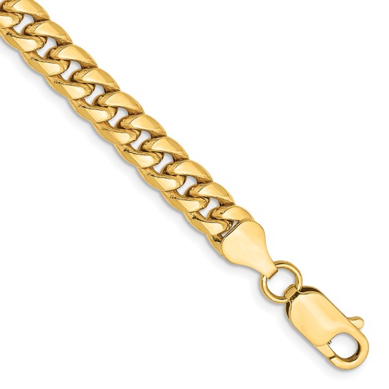 Leslie's 14k 6mm Semi-Solid Miami Cuban Chain