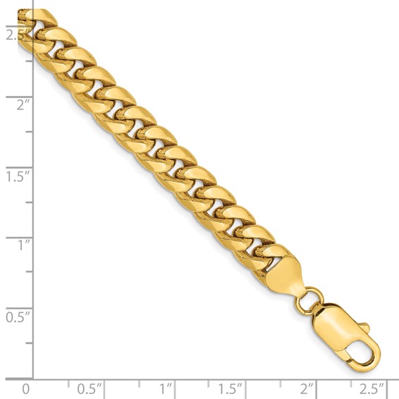 Leslie's 14k 7.3mm Semi-Solid Miami Cuban Chain