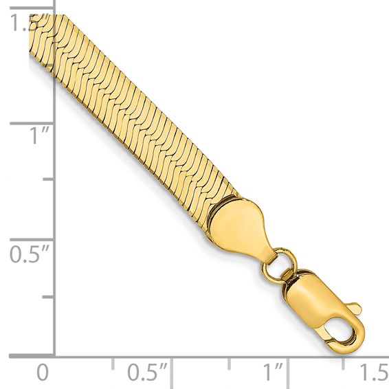 Leslie's 14k 5.5mm Silky Herringbone Chain