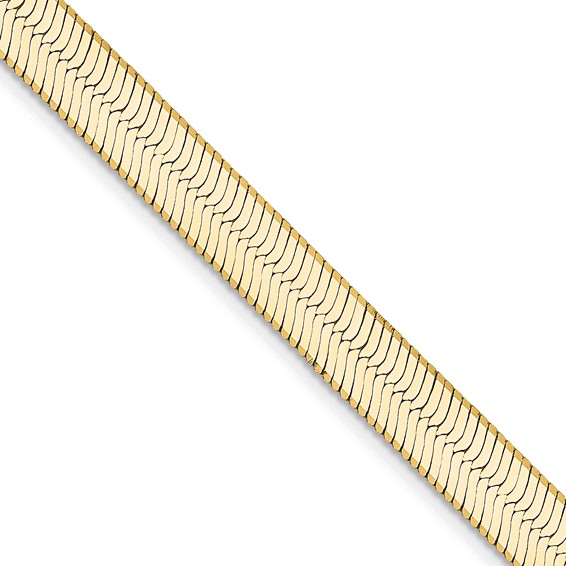 Leslie's 14k 5.5mm Silky Herringbone Chain
