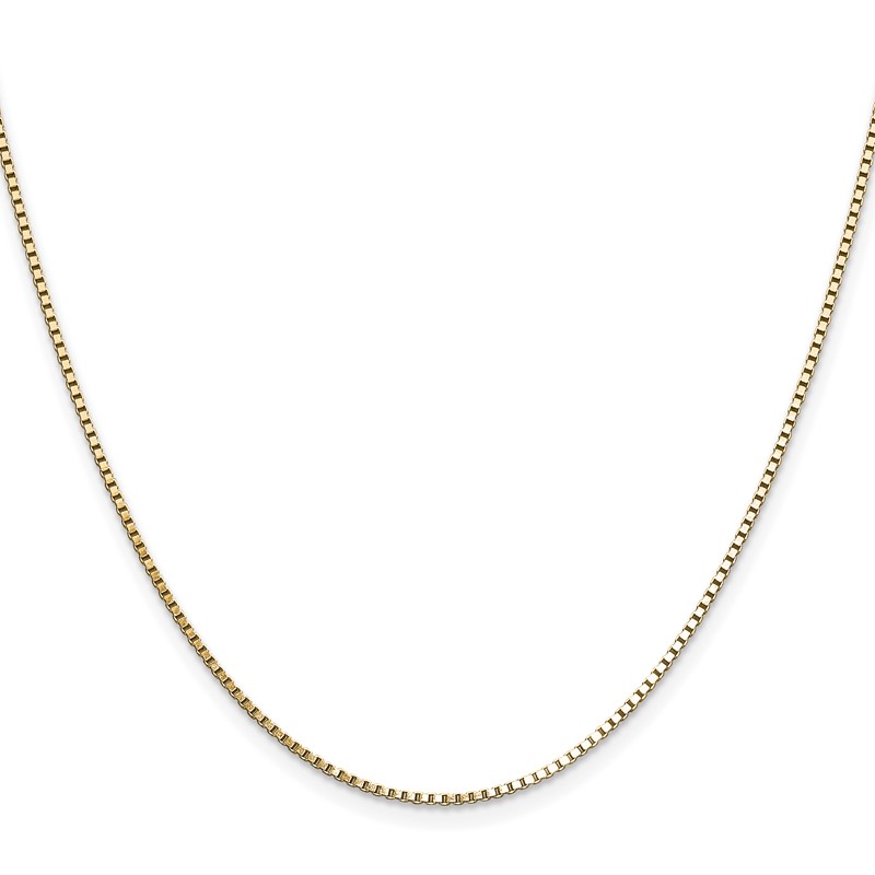 14K 1.10mm Box Chain