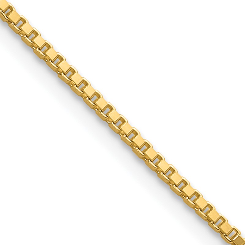 14K 1.10mm Box Chain
