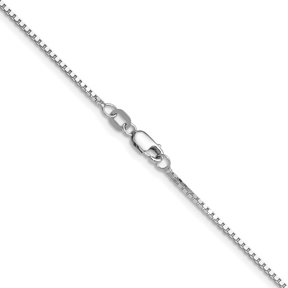 Leslie's 14K White Gold 1.10mm Box Chain