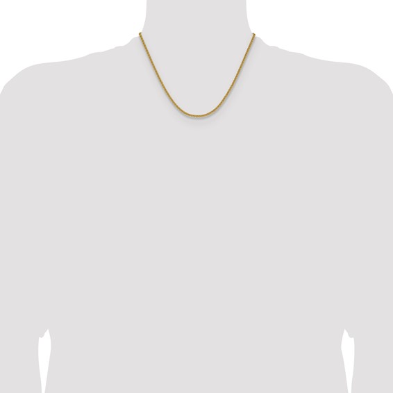 Leslie's 14K 2.5mm Spiga Chain