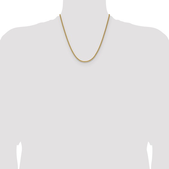 Leslie's 14K 2.5mm Spiga Chain
