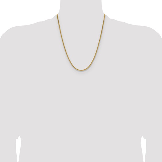Leslie's 14K 2.5mm Spiga Chain