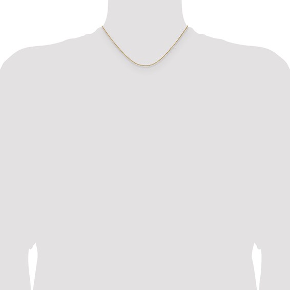 Leslie's 14K 1.5mm D/C Square Cable Chain