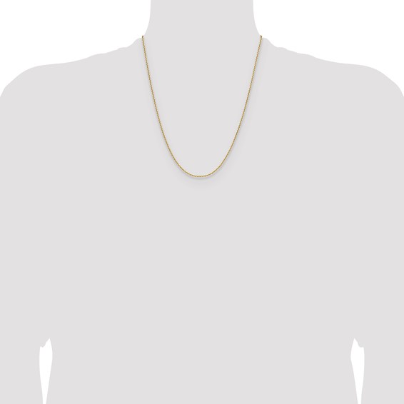 Leslie's 14K 1.65mm D/C Square Cable Chain