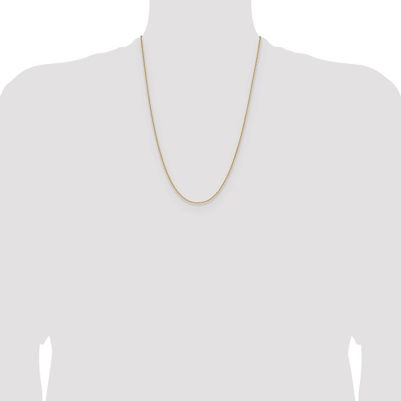 Leslie's 14K 1.65mm D/C Square Cable Chain