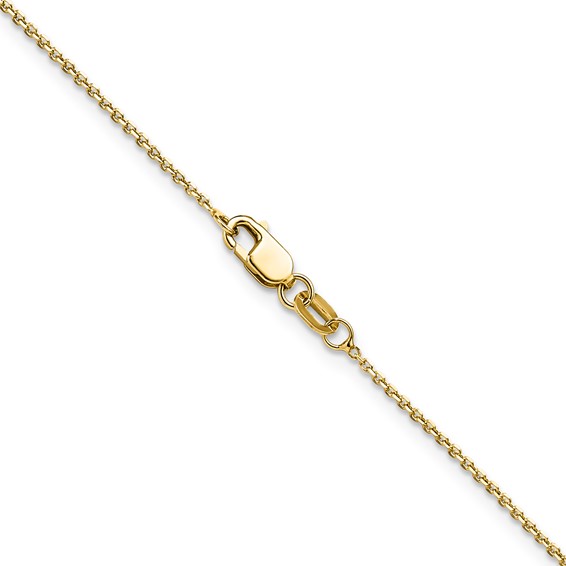 Leslie's 14K Diamond-Cut Round Cable Chain