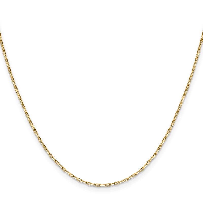 14K 1.4mm D/C Open Long Link Cable Chain