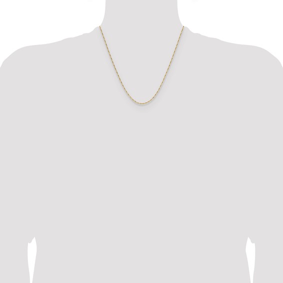 Leslie's 14K 1.4mm D/C Open Long Link Cable Chain