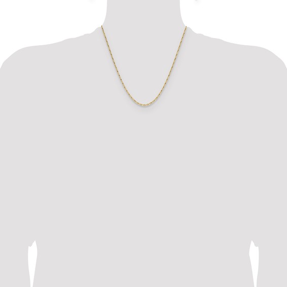 Leslie's 14K 1.75mm D/C Open Long Link Cable Chain