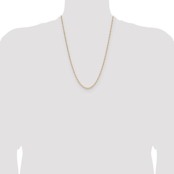 Leslie's 14K 1.75mm D/C Open Long Link Cable Chain