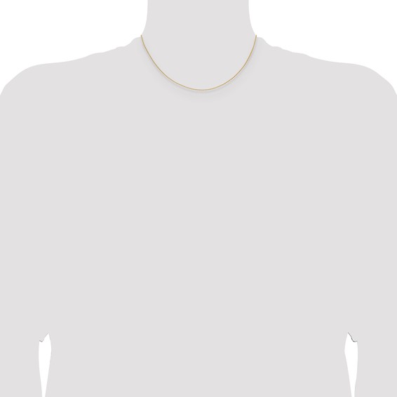 Leslie's 14K 1mm D/C Oval Link Chain