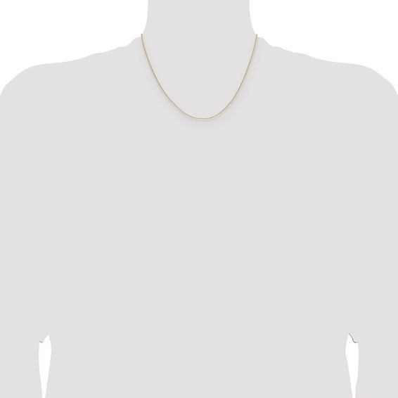 Leslie's 14K 1mm D/C Oval Link Chain