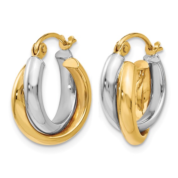 Leslie's Gold Polished Hoop Earrings