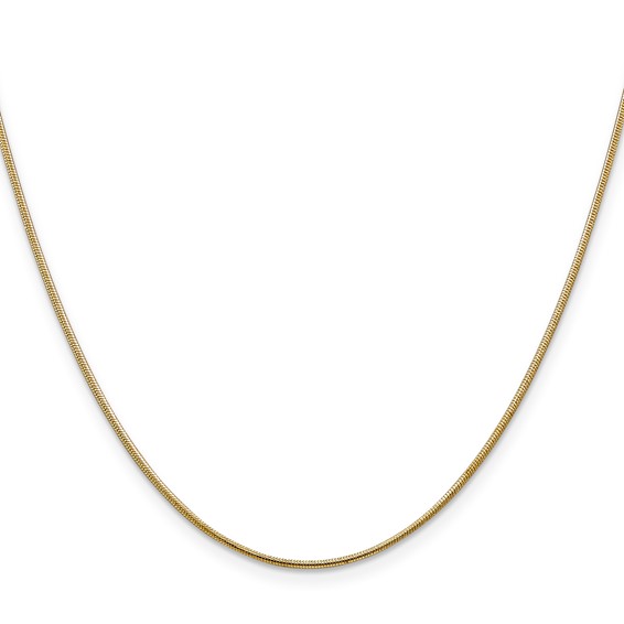 Leslie's 14K 1mm Round Snake Chain
