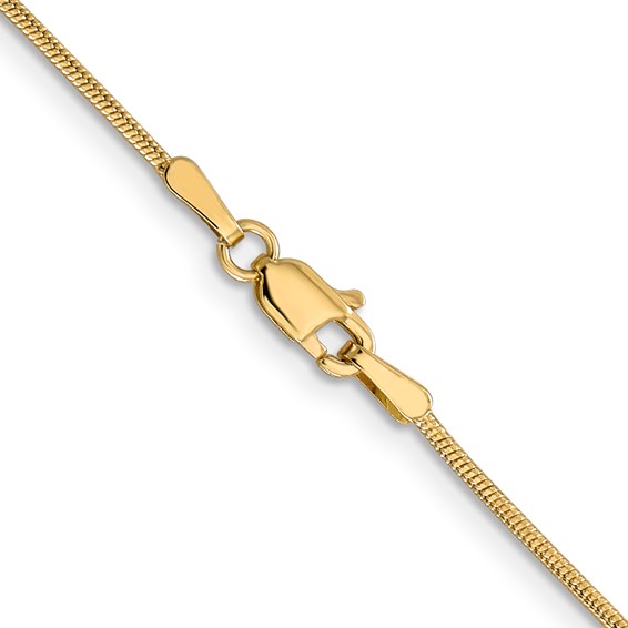 Leslie's 14K 1mm Round Snake Chain