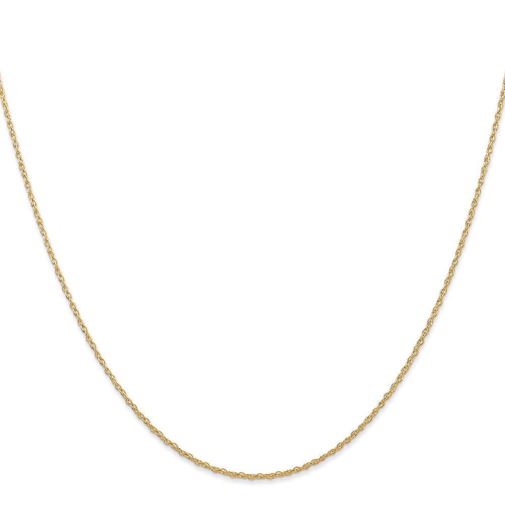 14K 22 inch Carded .7mm Cable Rope with Spring Ring Clasp Chain (7RY-22)