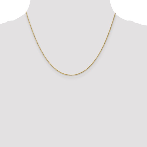 Leslie's 10K 1mm Spiga Chain