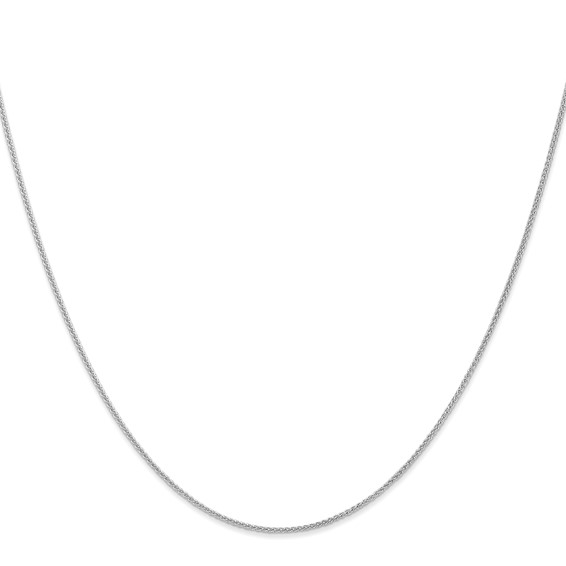 Leslie's 10K White Gold 1mm Spiga Chain