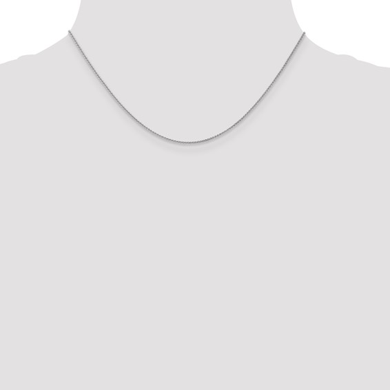 Leslie's 10K White Gold 1mm Spiga Chain