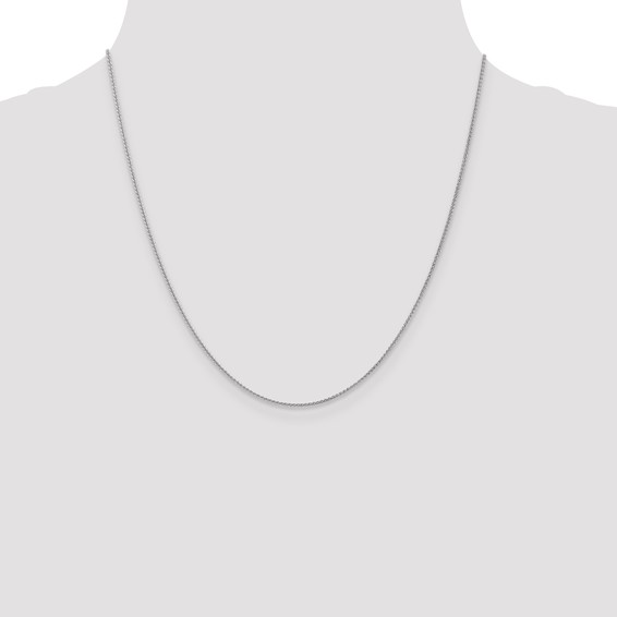 Leslie's 10K White Gold 1mm Spiga Chain